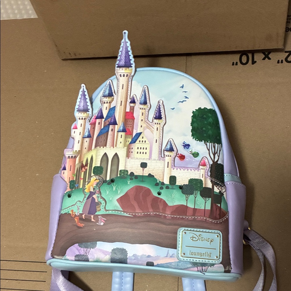 Disney Loungefly sleeping beauty Castle Backpack